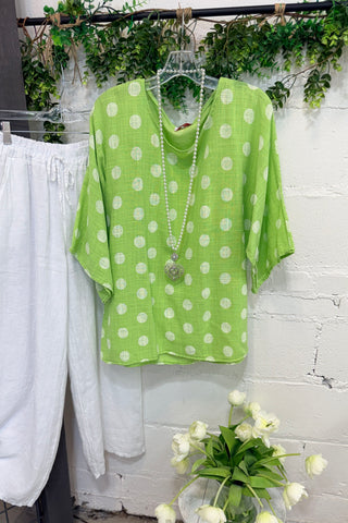 Dot To Dot Top Kiwi Shirts & Tops YOLLY
