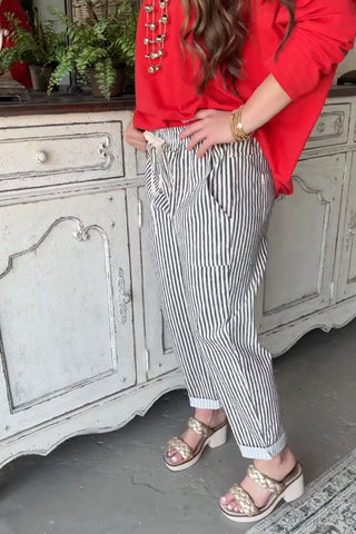 Beach Walk Pants Black Pants OLAA
