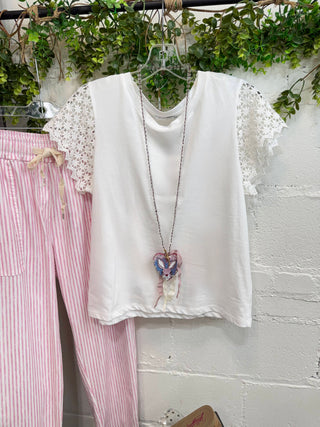 Beach Walk Pants Lt Pink Pants Miss Carla