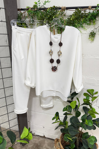 Elani Pants Winter White Pants Oz