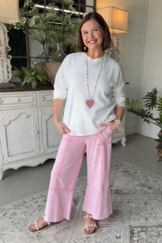 Callie Pants Pink Pants Sage+Fig