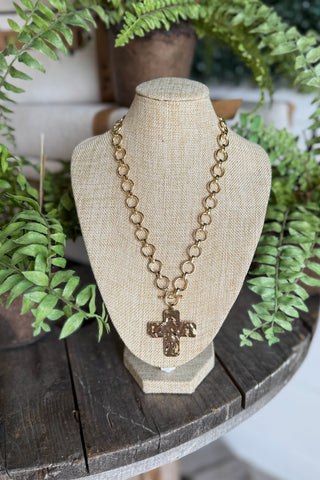 Eternity Necklace Shiny Gold