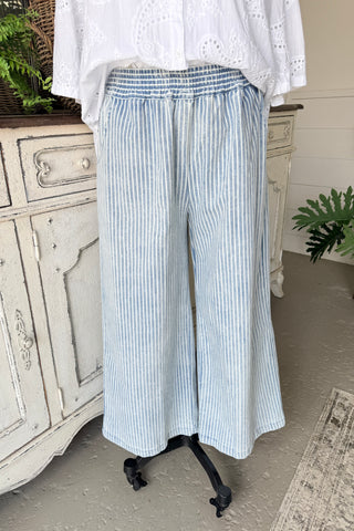 Faulkner Pants Lt Denim by Umgee Pants Umgee