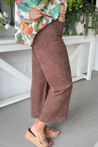 Tess Corduroy Pants Mocha Pants eesome