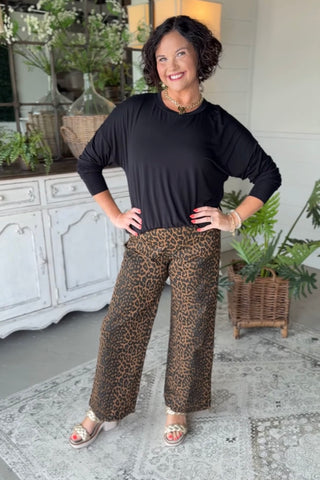 Jungle Jane Pants Brown by Umgee