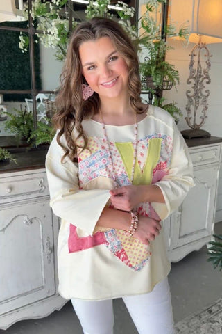 Love Connection Cream Shirts & Tops Sage+Fig