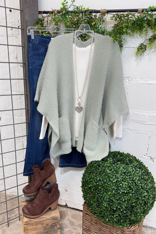 Opal Sweater Kimono Sage Kimonos LETO