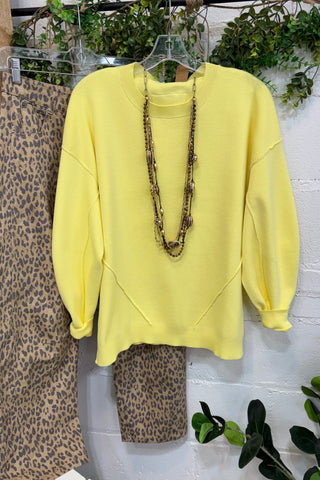 Beaming Sweater Lemon Sweater Cotierra