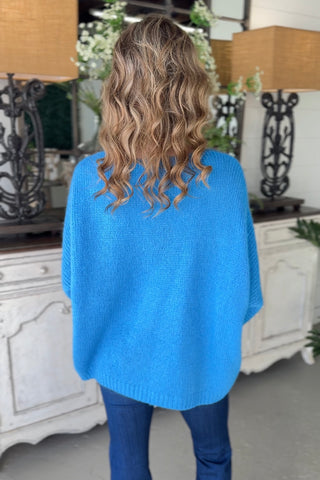 Nikki Sweater Blue Sweater Mina Rosa/Miss Carla