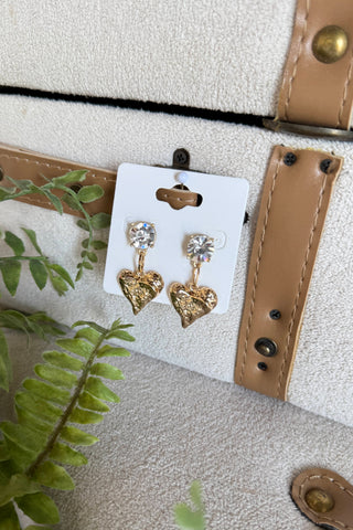 Take Heart Earrings Gold