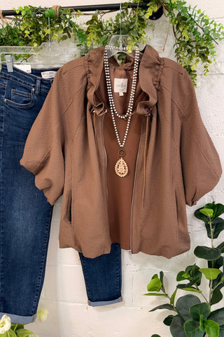 Elements Jacket Brown by Umgee