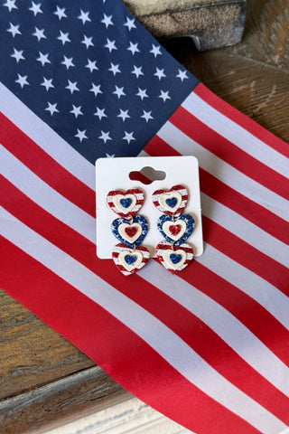 Freedom Hearts Earrings