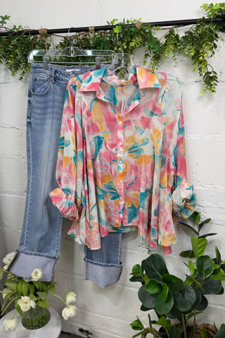 Foxy Roxy Top Multi Shirts & Tops Miss Carla
