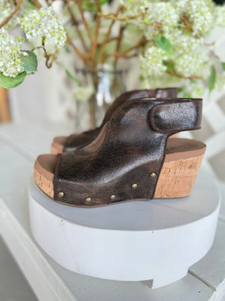 Frisky Espresso Wedges by Corky's Shoes Corky's Footwear
