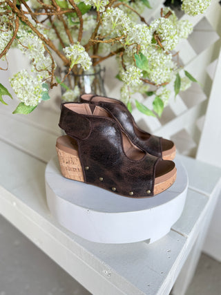 Frisky Espresso Wedges by Corky's Shoes Corky's Footwear