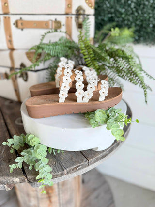 Garden Party Sandals White by Corky’s Sandal Corky's Footwear