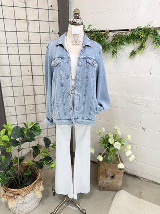 Baylor Jacket Lt Denim Jacket Be Cool