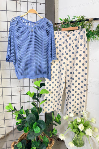 Easy Days Blue sweater Carolina