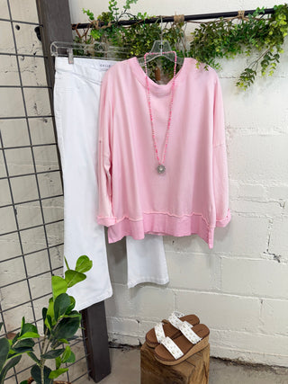 Happiness Top Pale Pink Shirts & Tops MuMu/JY