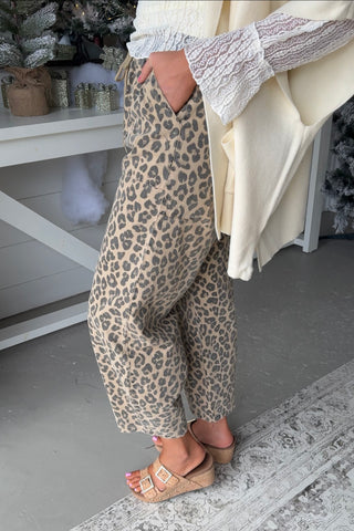Fervor Pants Leopard RESTOCK Soon Pants Blu Pepper