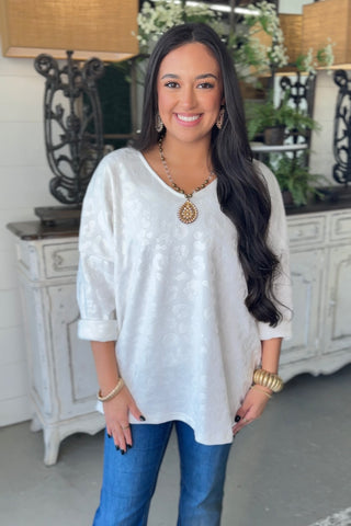 Hidden Image White sweater Oz