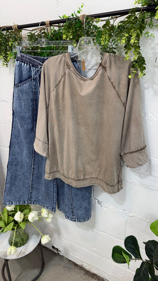 Amari Top Taupe