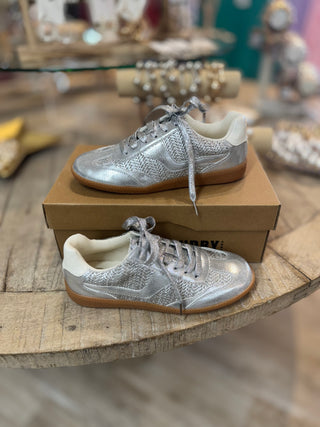 Tropics Braided Metallic Sneakers Silver by Chinese Laundry Shoes Dirty Laundry