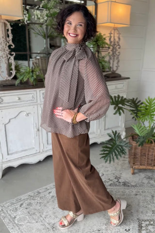 Seraphina Top Brown by Umgee