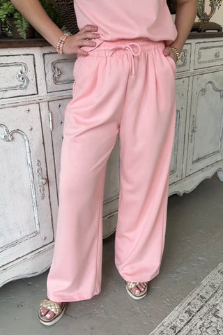 Magnolia Springs Set Baby Pink Top & Pant Set Gigio