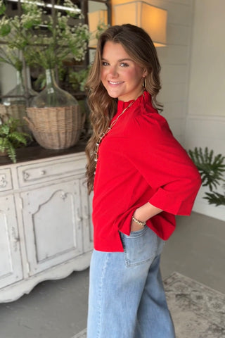 Devon Top Red by Jodifl