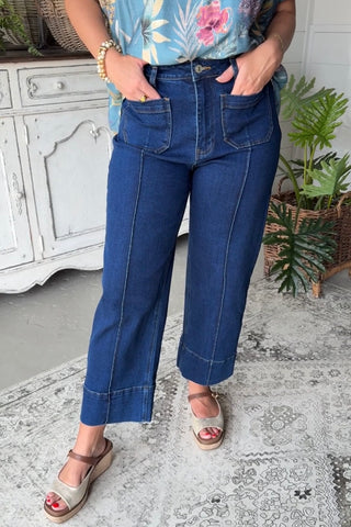 Nostalgia Pants Dk Denim by Entro
