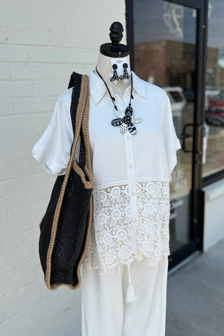 Celeste Top Off White