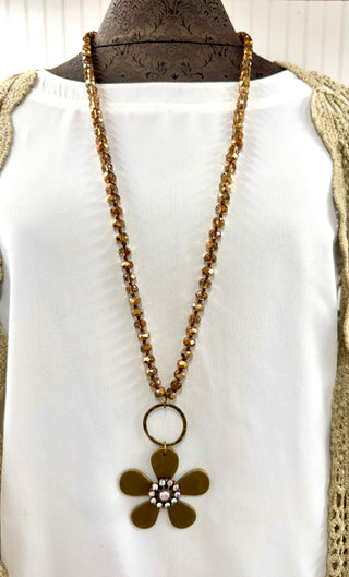 Full Bloom Necklace Bronze RESTOCK Soon BFF