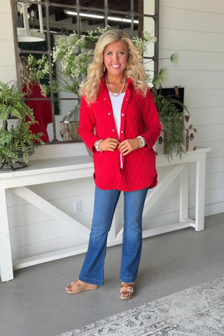 Mend Me Jacket Red Jacket See And Be Seen
