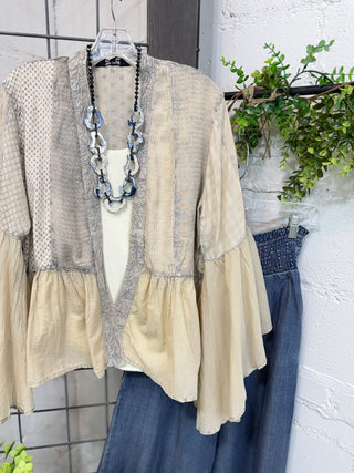 Nicole Kimono Latte Kimonos Young Threads
