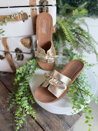 Too Cute Gold by Corky’s Shoes Corky's Footwear