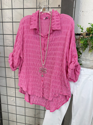 Oak Hill Top Pink Shirts & Tops YOLLY