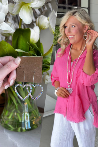 Breaking Hearts Earrings Earrings Accessories To Go