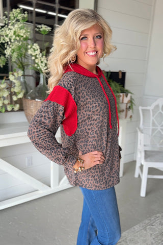 Outer Limits Red/Leo Shirts & Tops Heimish USA