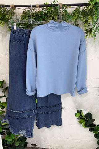 Viola Sweater Sky Blue by Jodifl