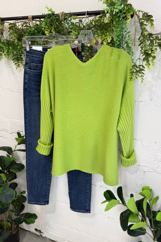 Outer Banks Sweater Lime Sole Luna