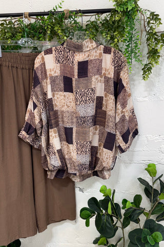 Bombay Top Taupe by Umgee