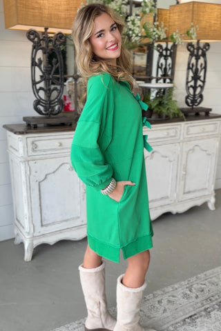 Bow Tie Dress Blue by Jodifl Dresses Jodifl