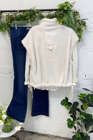 Townsend Vest Ivory Vest Zenana