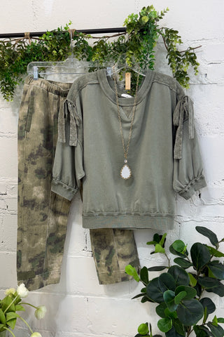 Simmons Top Light Olive Shirts & Tops Mittoshop