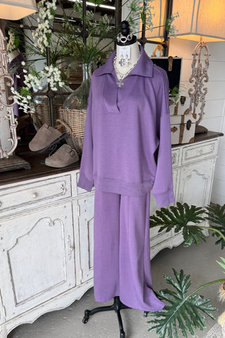 Abby Scuba Set Eggplant