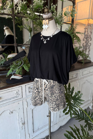 Double Bubble Top Black by Umgee Shirts & Tops Umgee