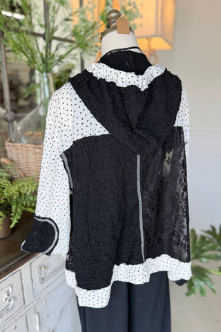 Miss Dot Jacket Black by POL Clothing