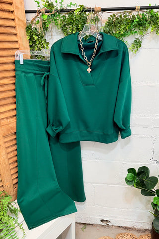 Abby Scuba Set Hunter Green