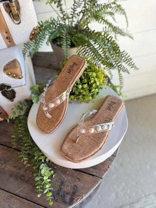 Jump In Sandals Clear by Corky’s Sandal Corky's Footwear